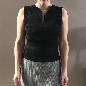 Vintage Issey Miyake sleeveless pleated top